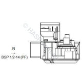 Hurlcon Astralpool Gas Regulator Valve For Hx 70 120 Jx 130 160 And Wx Heaters Gas Heater Parts