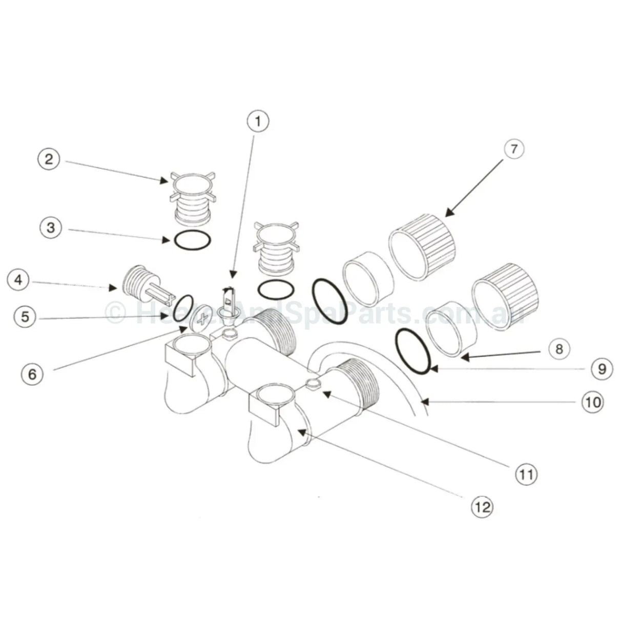 Hurlcon Astralpool HX Gas Heater Spare Parts - HX70, HX120, HX150 - Choose From Links In Listing - Heater and Spa Parts