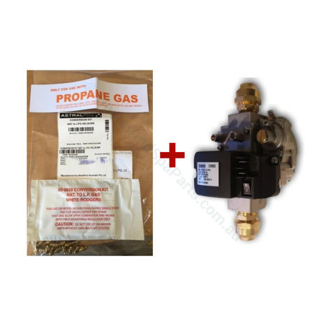 Hurlcon Astralpool HX70 HX120 / HX and WX Gas Conversion Kit - Natural / LPG - Heater and Spa Parts