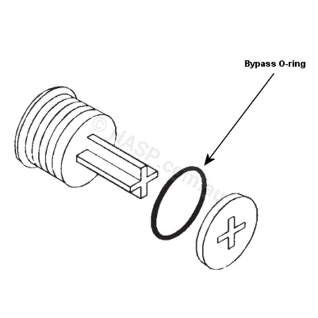 Hurlcon Astralpool HX JX WX MX Bypass Plunger O Ring Seal - Heater and Spa Parts