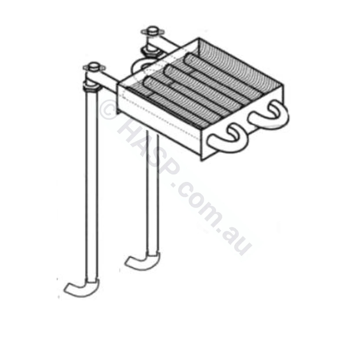 Hurlcon Astralpool JX130 & JX160 Heat Exchanger Tube Bundles - Heater and Spa Parts