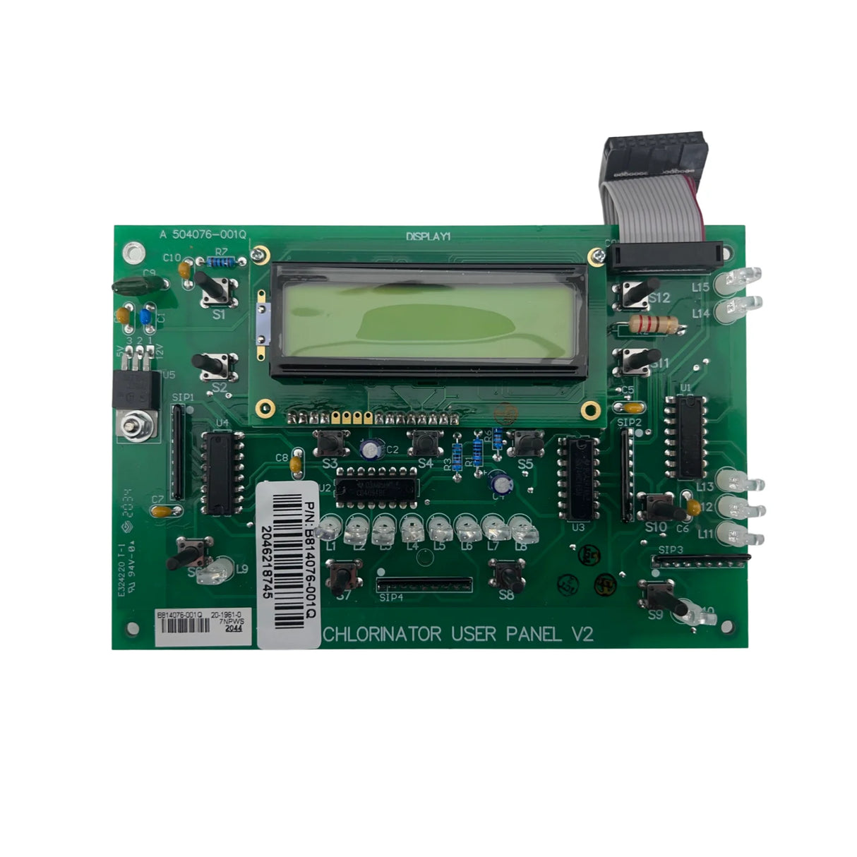 Hurlcon Astralpool Vx Salt Chlorinator Panel Circuit Board Pcb - Display