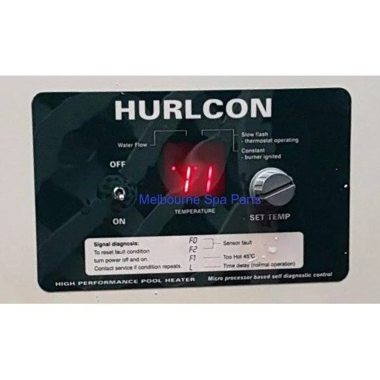 Hurlcon HX70 / HX120 / HX150 & WX - 70275HX Thermostat PCB - and Labels - Heater and Spa Parts