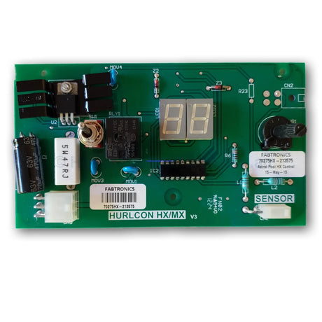 Hurlcon HX70 / HX120 / HX150 & WX - 70275HX Thermostat PCB - and Labels - Heater and Spa Parts