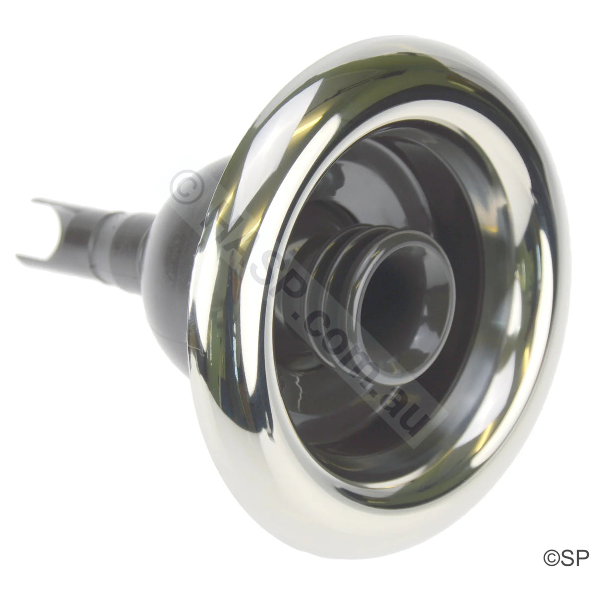 Hurricane Directional Spa Jet - Charcoal & Stainless - 125mm / 127mm - Heater and Spa Parts