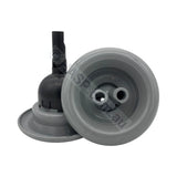 Hurricane Twin Spin Jet - Grey - 125mm / 127mm - Spa Industries Signature Leisurite Designer Cyclone and more - Jets