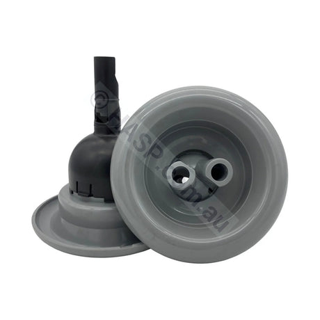 Hurricane Twin Spin Jet - Grey - 125mm / 127mm - Spa Industries Signature Leisurite Designer Cyclone and more - Jets