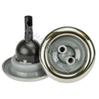 Hurricane Twin Spin Jet - Grey & Stainless - 125mm / 127mm - Heater and Spa Parts