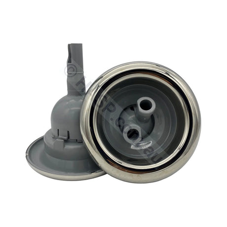 Hurricane Twin Spin Jet - Grey & Stainless - 125mm / 127mm - Spa Industries Signature Leisurite Designer Cyclone and