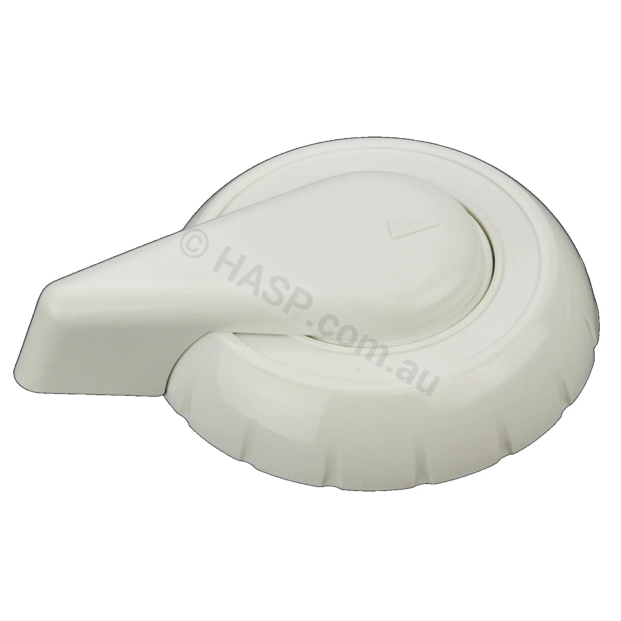 Hydroair (Monarch) 50Mm Spa Jet Diverter Valve Control Repair Parts White / Cap W/ Handle Plastic