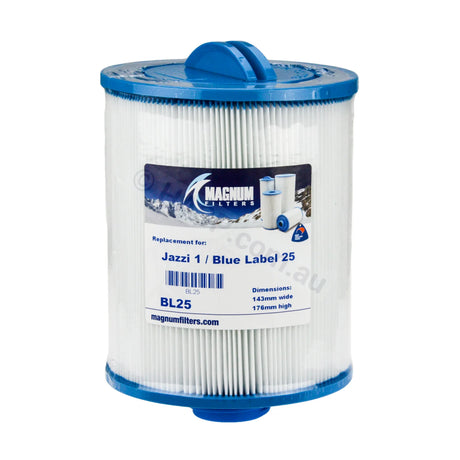 Jazzi 1 Course Sae Wider 49Mm Thread Spa Filter Blue Label