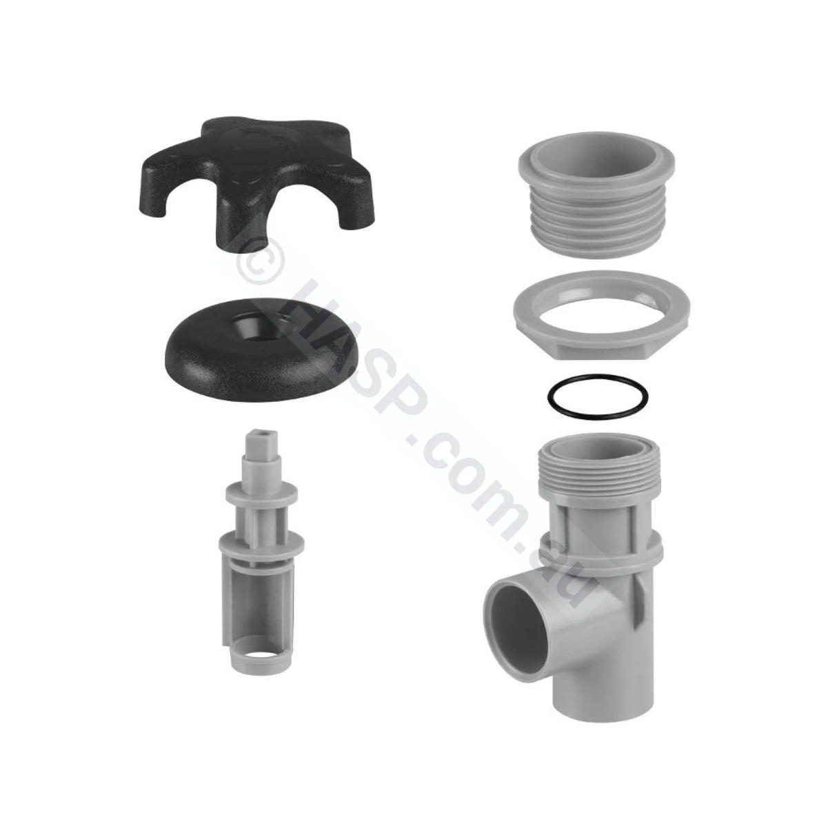 Jazzi Star Happy Face / Starfish On Off Valve 1" 25mm - Heater and Spa Parts