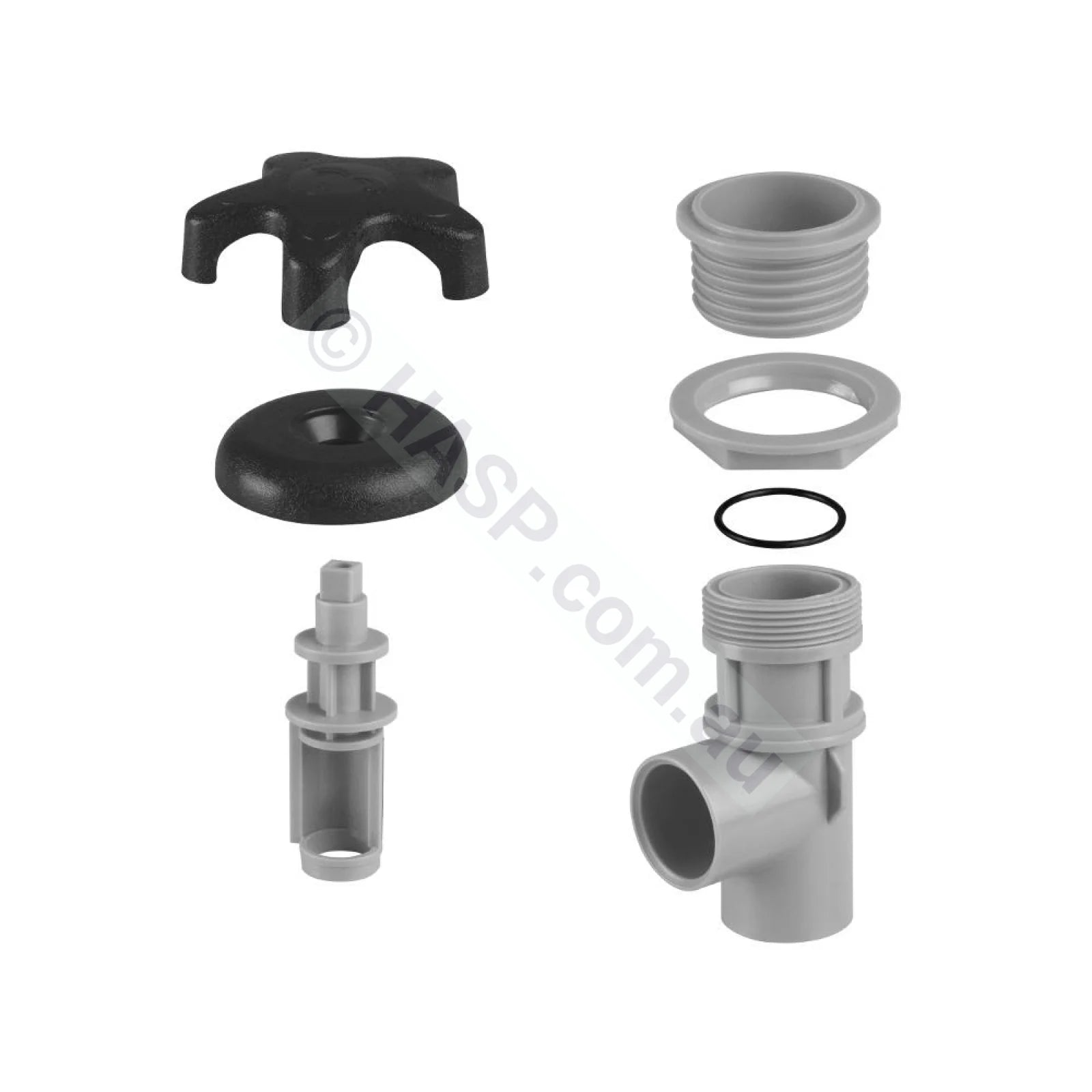 Jazzi Star Happy Face / Starfish On Off Valve 1" 25mm - Heater and Spa Parts