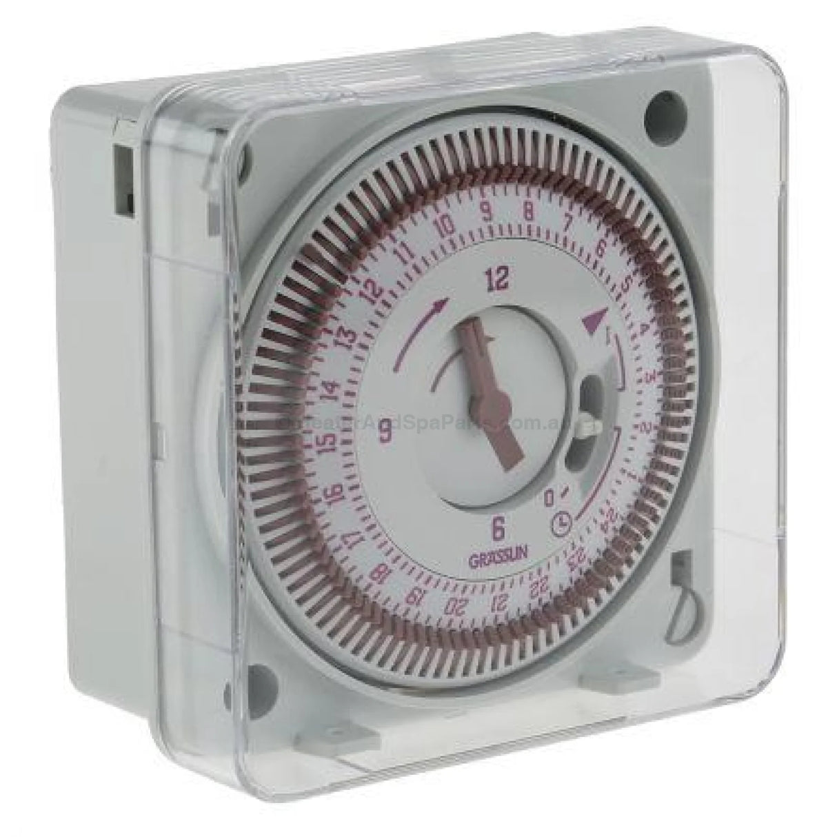Grasslin Time Clock for Controllers / Air Switches / Chlorinators and more - Analogue - Heater and Spa Parts