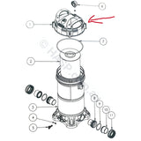 Lid for Astralpool ZX & Smart Cartridge Filters - Heater and Spa Parts