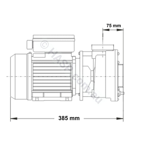 Lp200 2.0Hp - Lx Whirlpool Single-Speed Jet Booster Pump Pumps