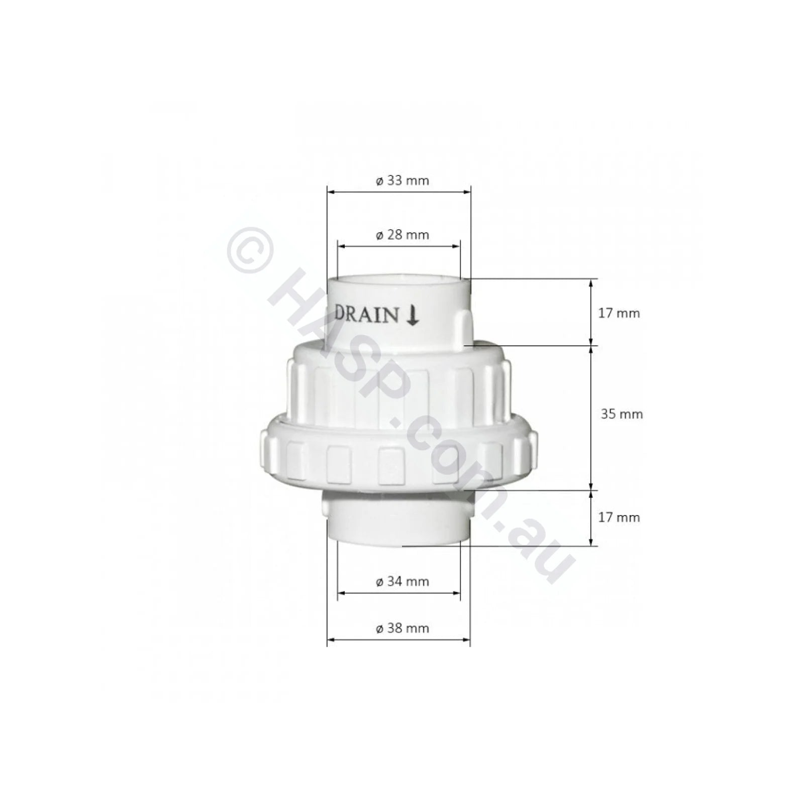 Lx Air Blower Drainage Valve - K1 25Mm / 1’ Pipe Loop Drain