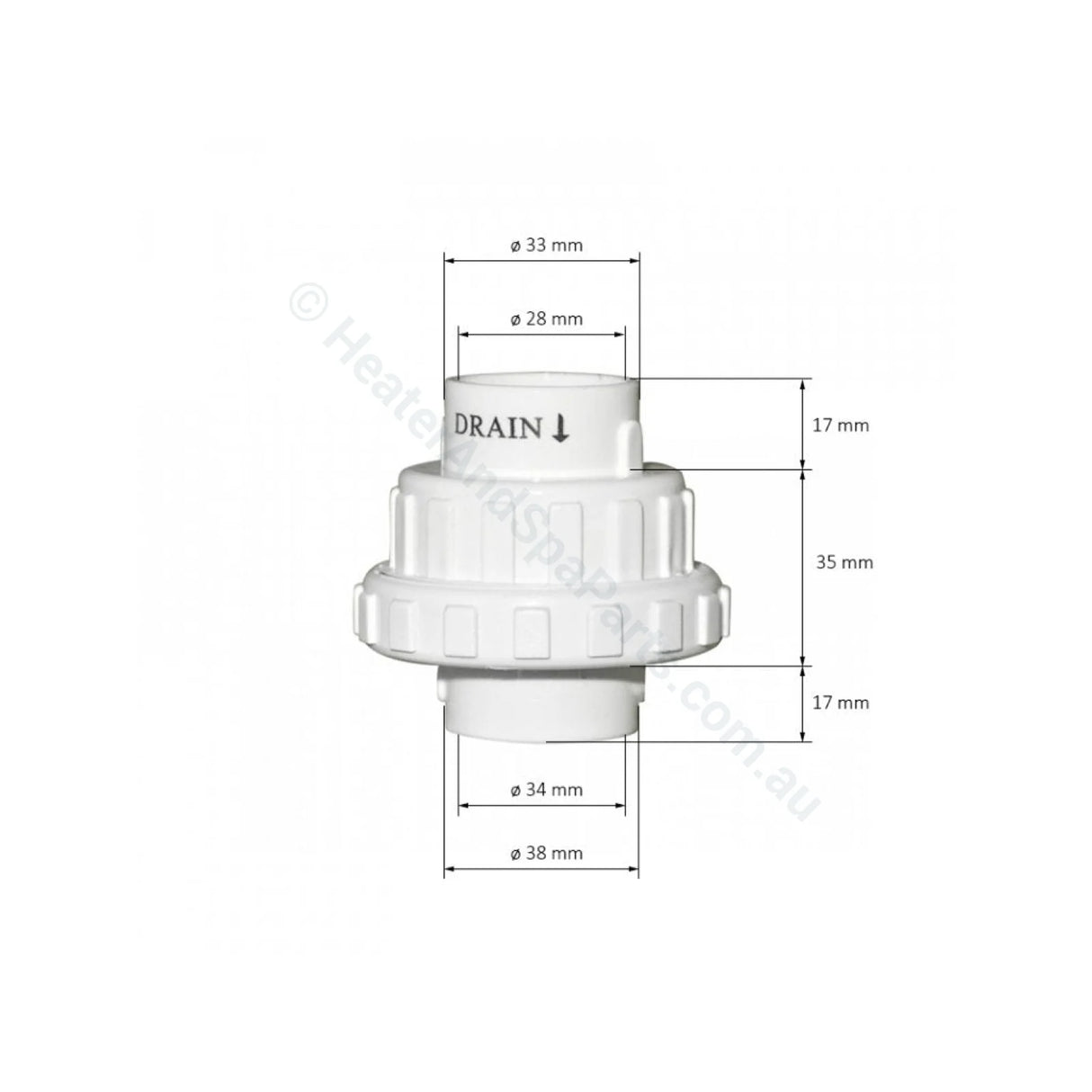 Lx Air Blower Drainage Valve - K1 25Mm / 1’ Pipe Loop Drain