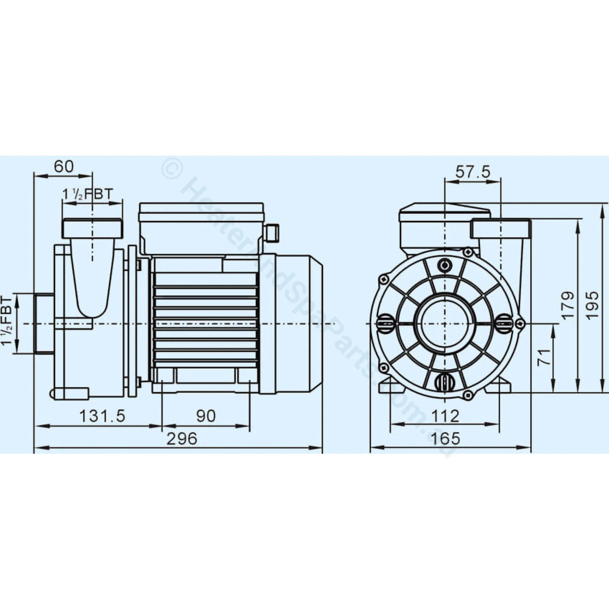 Lx Whirlpool Wtc50M Spa Circulation Pump / Filtration Pumps