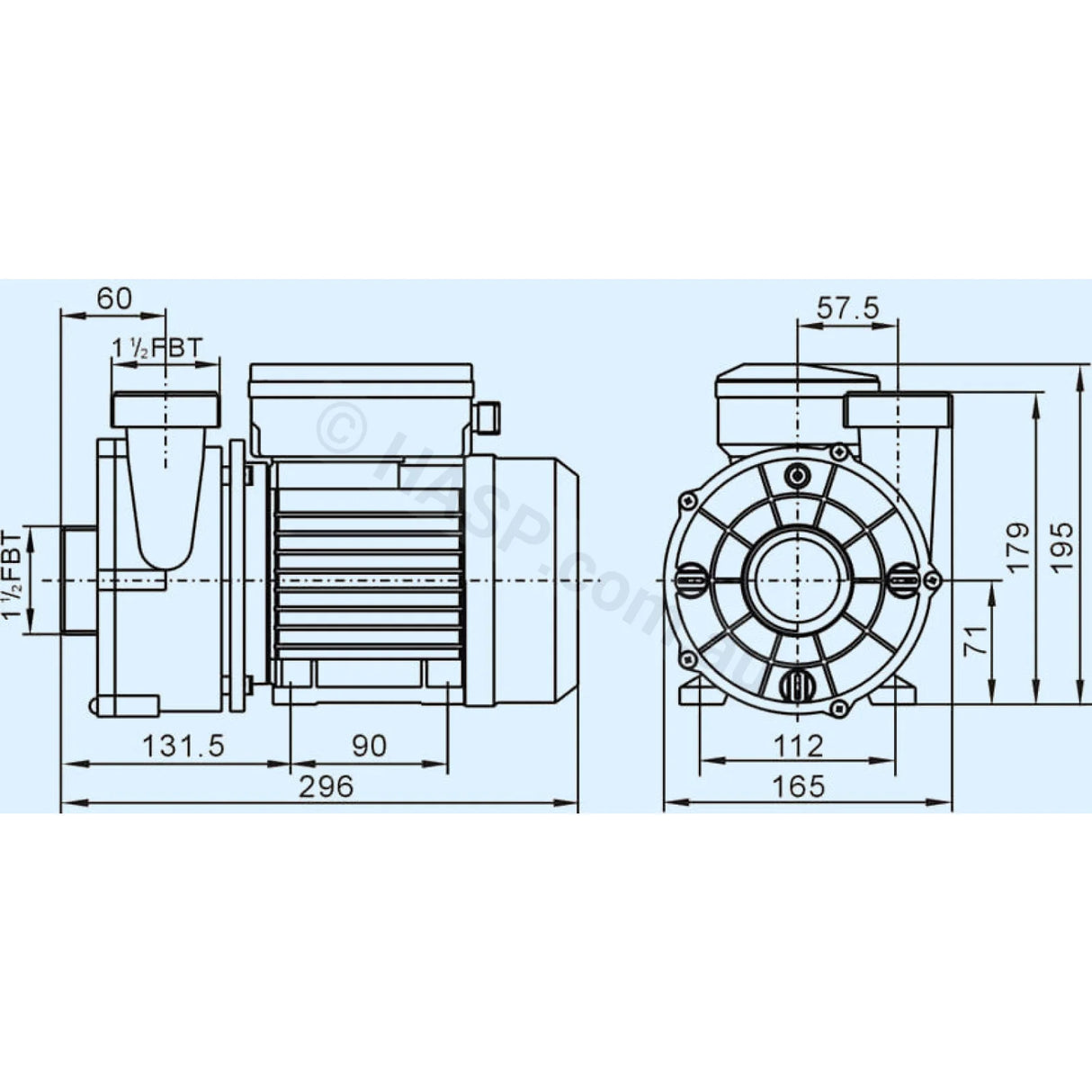 Lx Whirlpool Wtc50M Spa Circulation Pump / Filtration Pumps