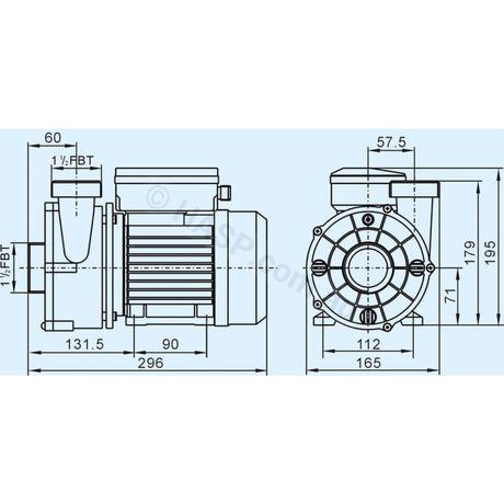 Lx Whirlpool Wtc50M Spa Circulation Pump / Filtration Pumps