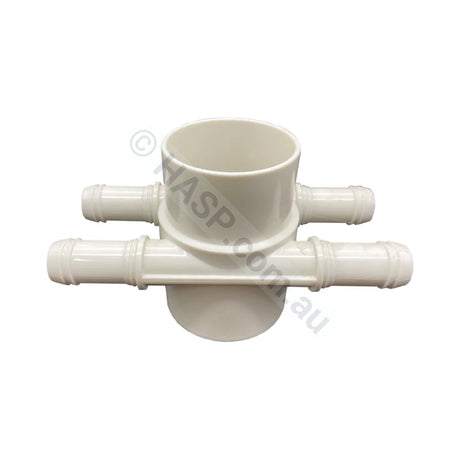 Manifold Water 4 Port - 2 Port side by Side 19mm x 50mm