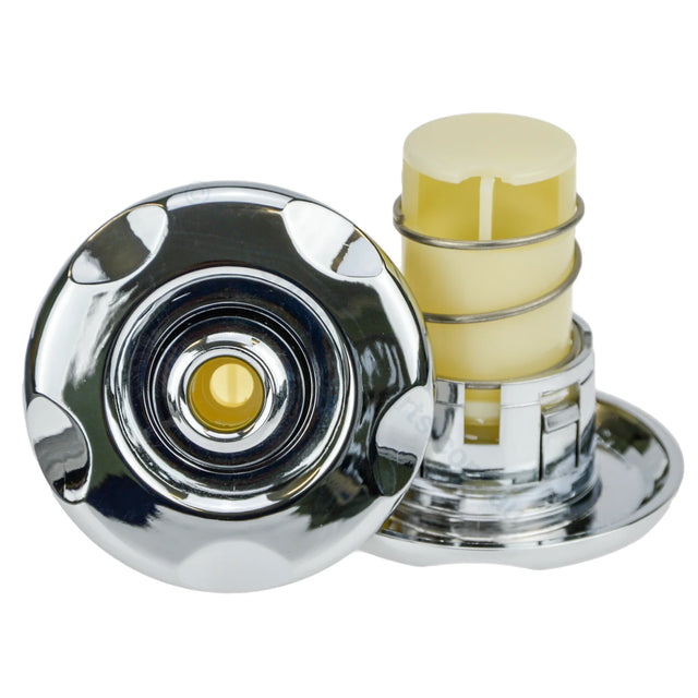 Markon Universal Cartridge Jet - 5 Scallop Eyeball - Chrome - Englefield Kohler Spa Baths - 68mm - Heater and Spa Parts