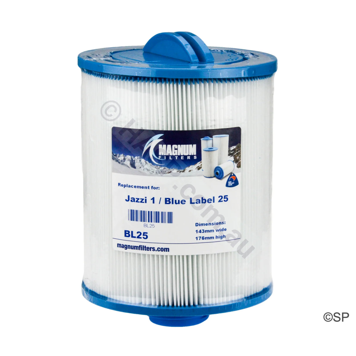 Spatex MBL25 Jazzi Spas Filter Cartridge - Coarse ACME 49mm Thread