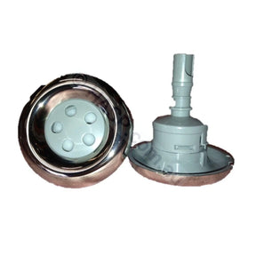 Mini Hurricane Spa Jet Pulse - Gray & Stainless Steel - 75mm - Heater and Spa Parts