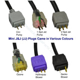 Mini J&J - Mini JJ - Plug Leads and Receptacles for Spas and Hot Tubs - Heater and Spa Parts