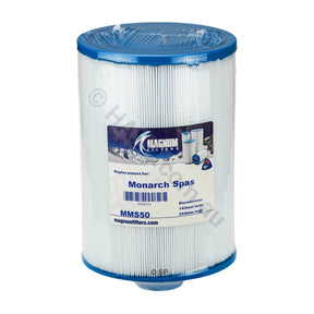 Spatex MMS50 Monarch Spas Filter Cartridge - 47mm Fine Thread - 200-210mm x 143-145mm