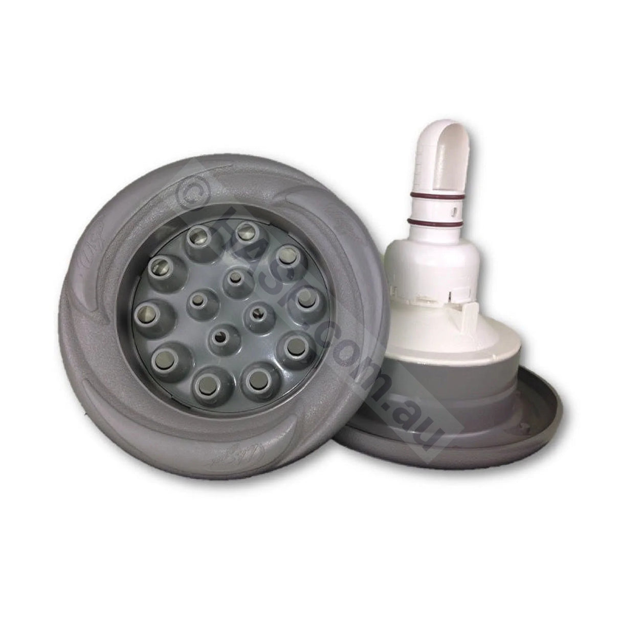 *NLA* - LA Spas Grey Master Massage Jet with Logo