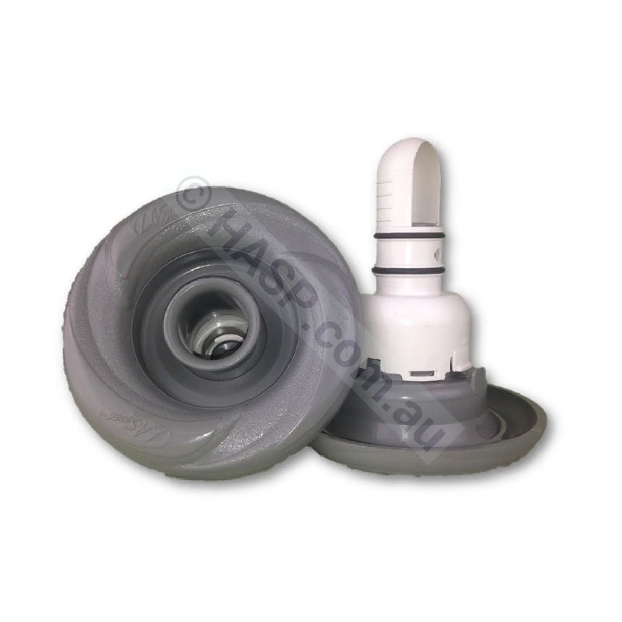 *NLA* - LA Spas Grey Whirlpool Directional Jet with Logo