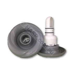 *NLA* - LA Spas Grey Whirlpool Directional Jet with Logo