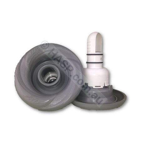 *NLA* - LA Spas Grey Whirlpool Directional Jet with Logo