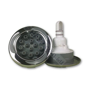 *NLA* LA Spas Stainless Steel Master Massage Jet with Logo
