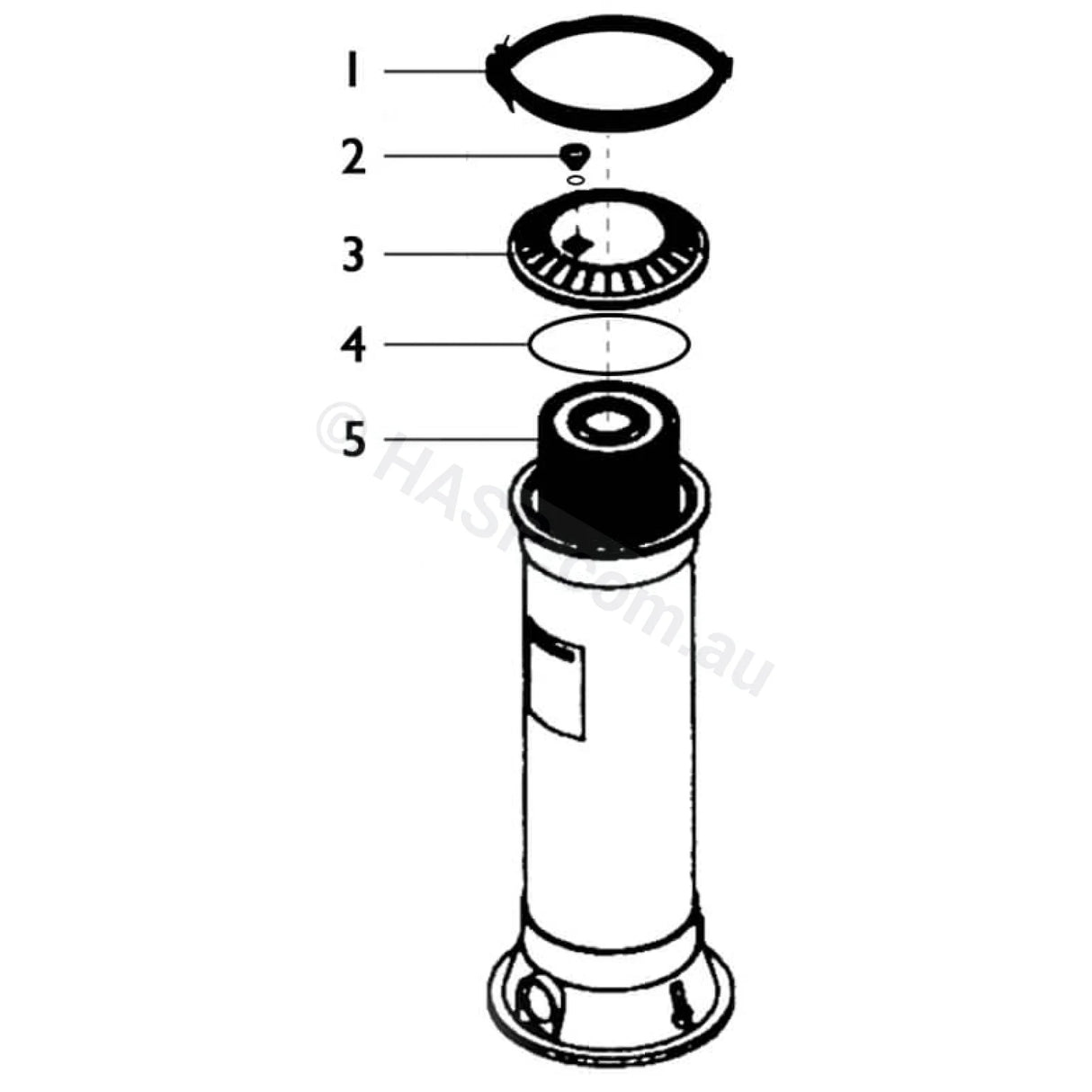 Dega / Quiptron / Onga Filter Lid Replacement - Heater and Spa Parts