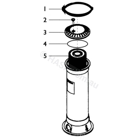 Dega / Quiptron / Onga Filter Lid Replacement - Heater and Spa Parts