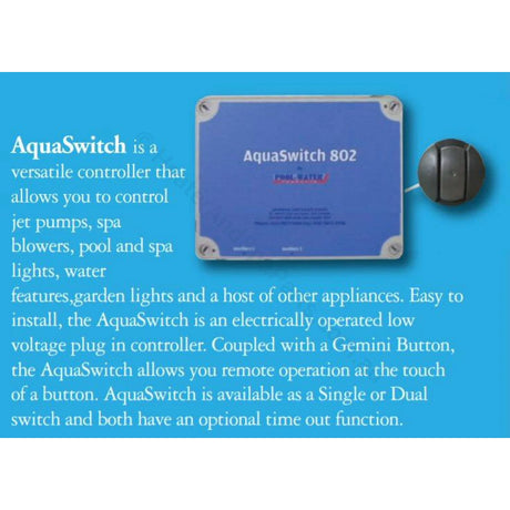 Gemini Aquaswitch 801 and 802 Pool Spa Control System by Pool Water Products - Heater and Spa Parts