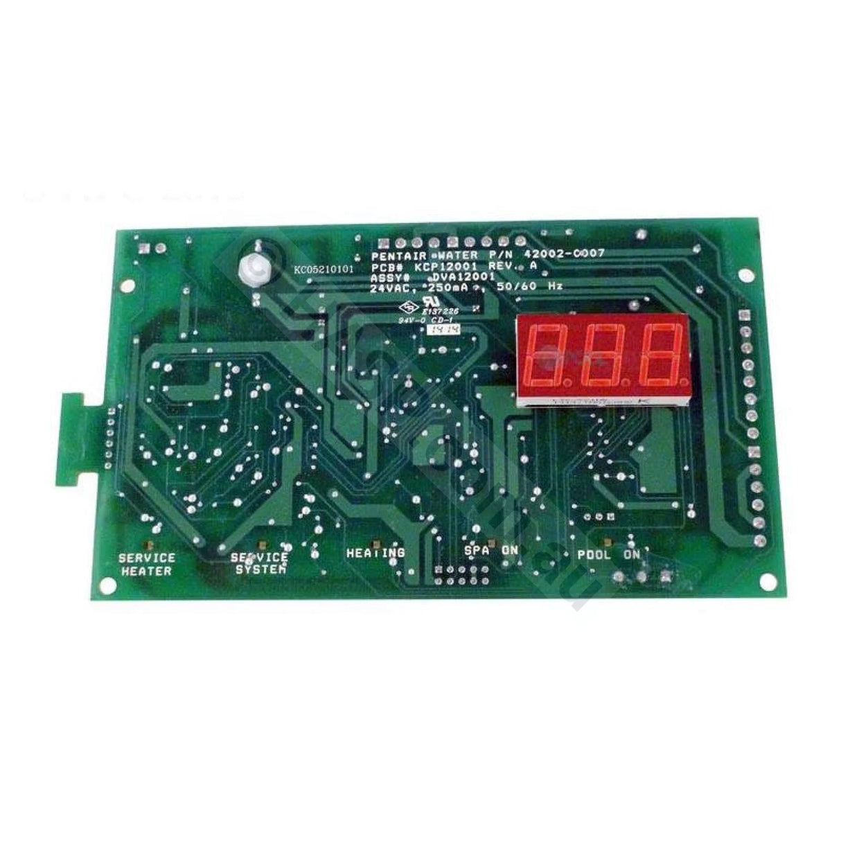 Pentair Mastertemp / Waterco Turbotemp Main Control Board PCB - Heater and Spa Parts