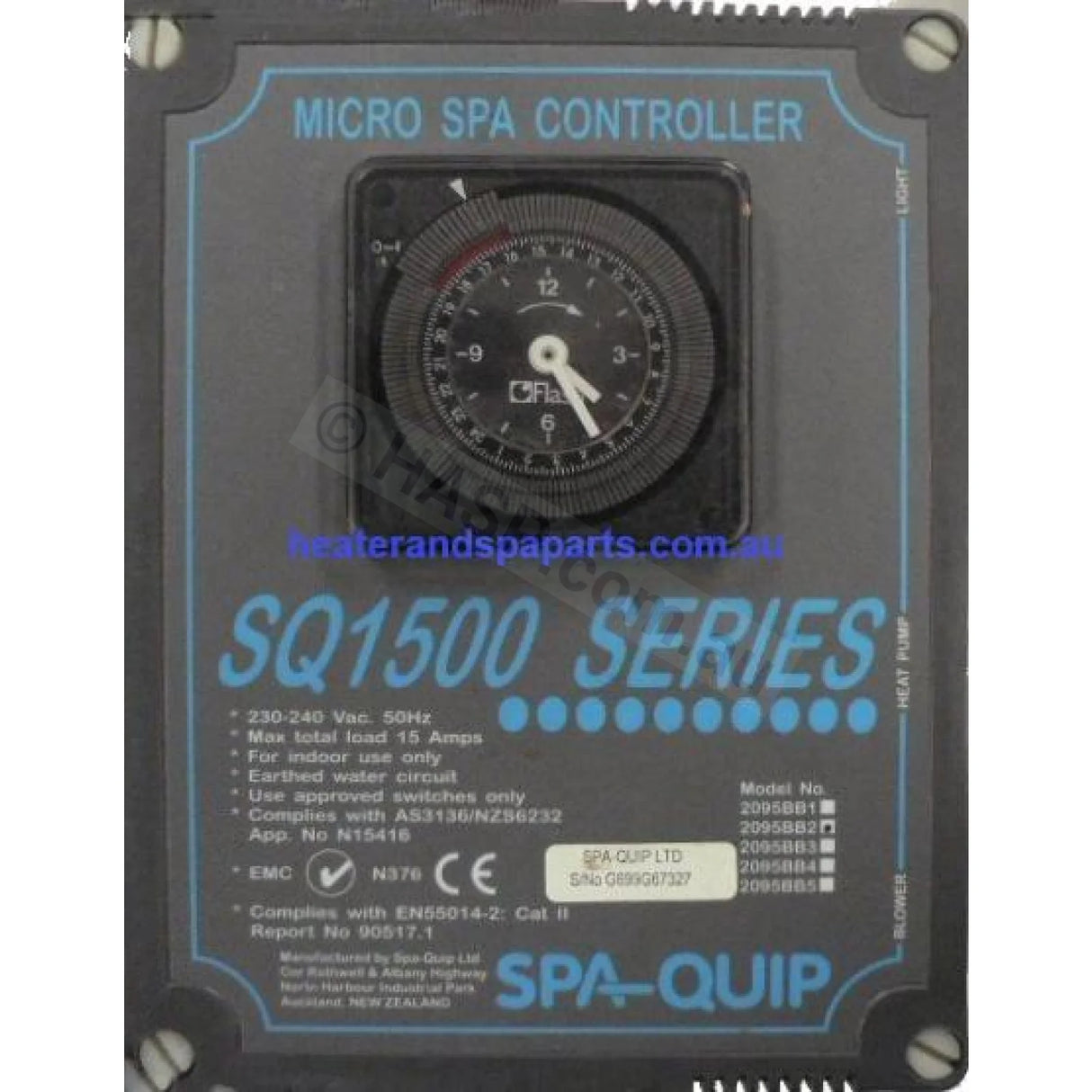 Ampac Pulsar SQ1000 SQ1500 Series Spa Controller & Parts - OBSOLETE - Heater and Spa Parts