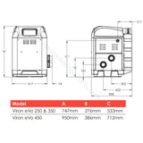 Astralpool Viron eVo 250 Gas Pool & Spa Heater - Natural Gas or LPG - Vic Only - Heater and Spa Parts