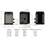 Astralpool Viron eVo 350 Gas Pool & Spa Heater - Natural Gas or LPG - Vic Only - Heater and Spa Parts