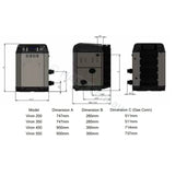 Astralpool Viron eVo 450 Gas Pool & Spa Heater - Natural Gas or LPG - Vic Only - Heater and Spa Parts