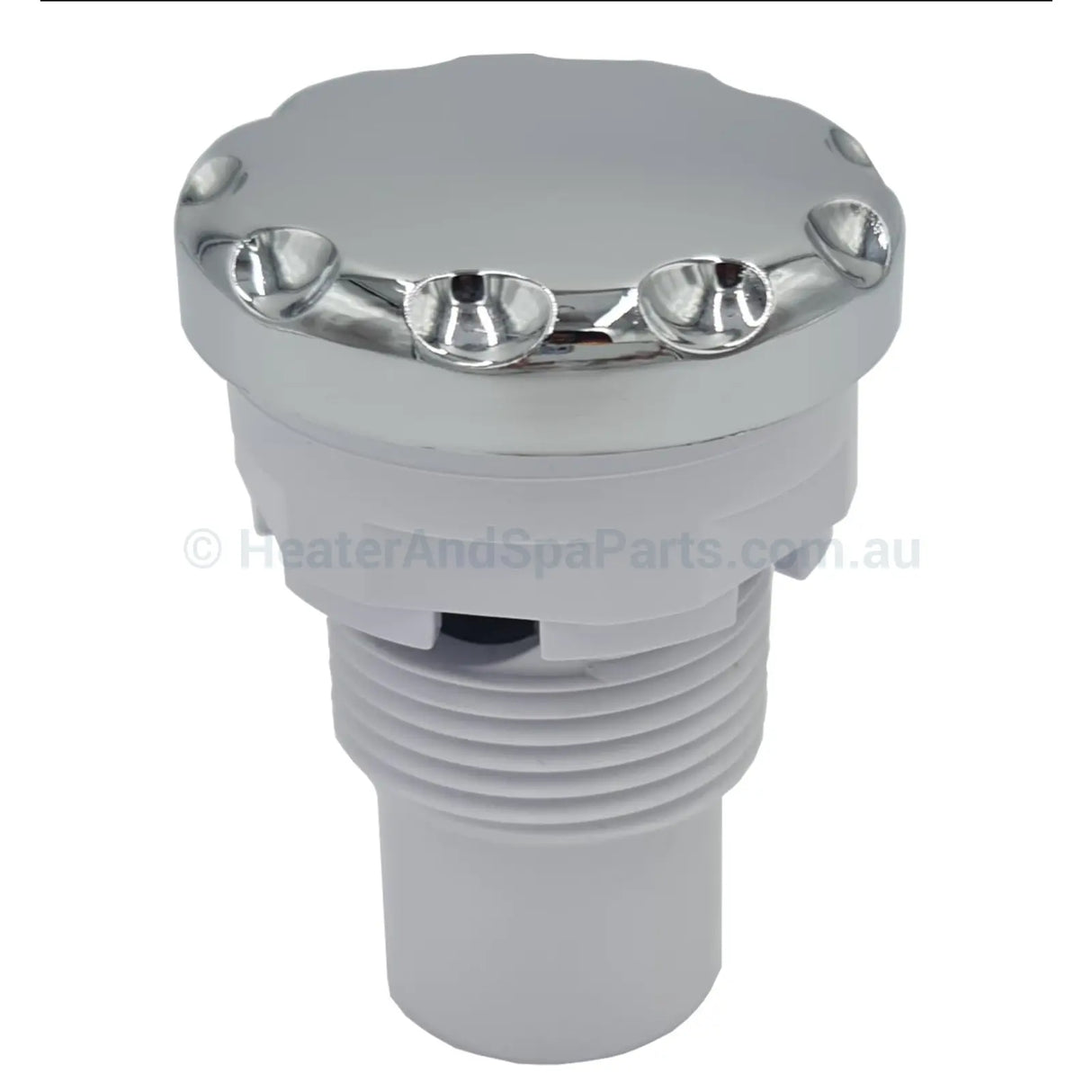 Balboa Hydroair Air Control - Scalloped Chrome 50Mm Cap Plastic Controls