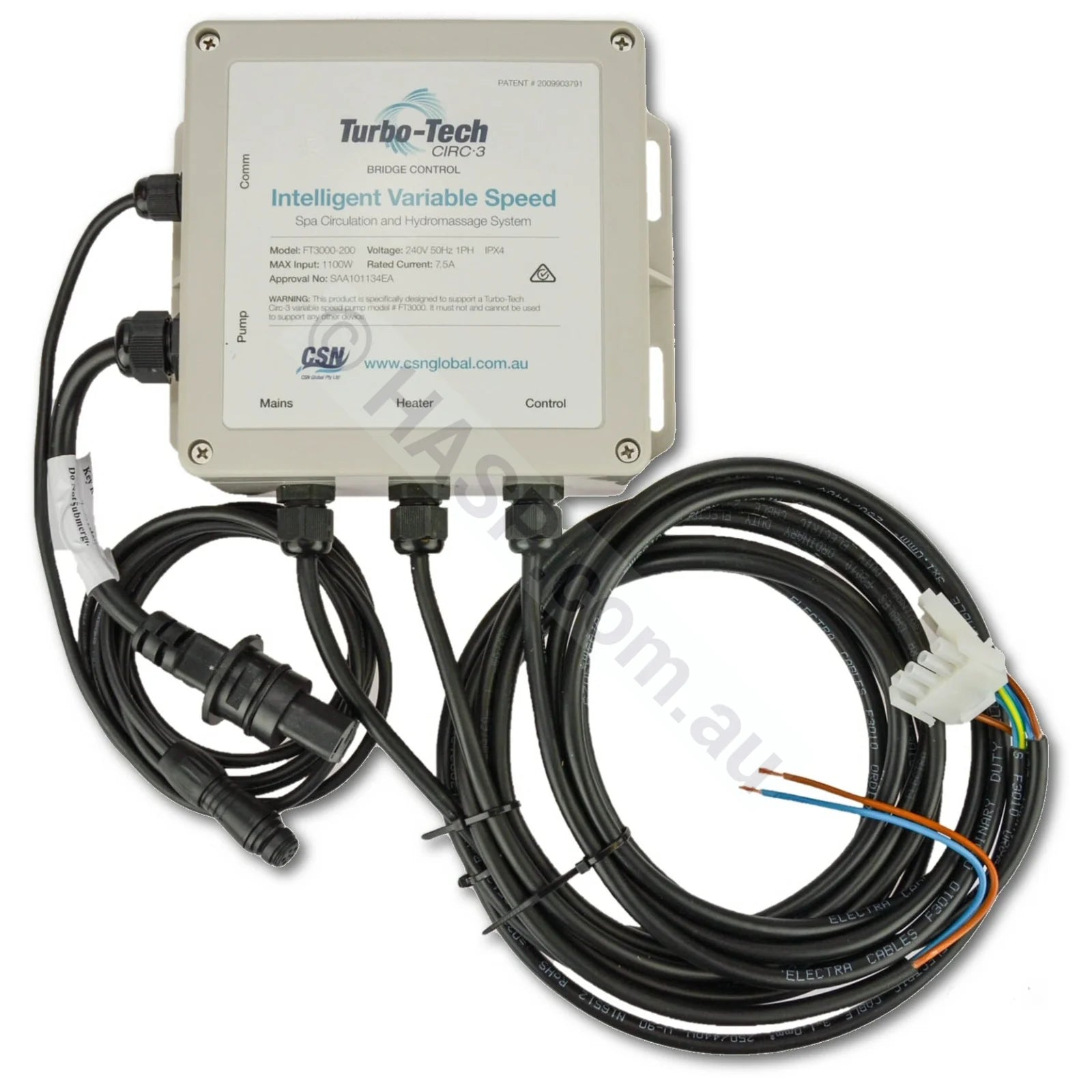 Bridge Control for Turbo-Tech Circ-3 Spa Pump - Heater and Spa Parts