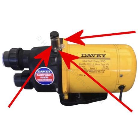 Davey Bath Pump Air Bleed - Obsolete