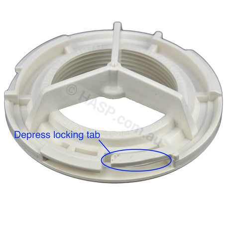 Edgetec Spa Bath Suction - Chrome - 100mm - 192lpm - Heater and Spa Parts