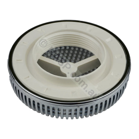 Edgetec Spa Bath Suction - Chrome - 100mm - 192lpm - Heater and Spa Parts