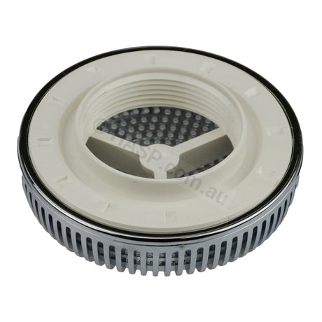 Edgetec Spa Bath Suction - Chrome - 100mm - 192lpm - Heater and Spa Parts